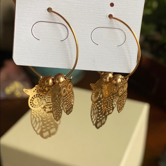 NWT- Owl Earrings - Picture 4 of 5
